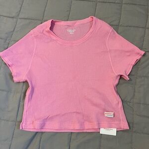 Alexander wang body wear crop ribbed short